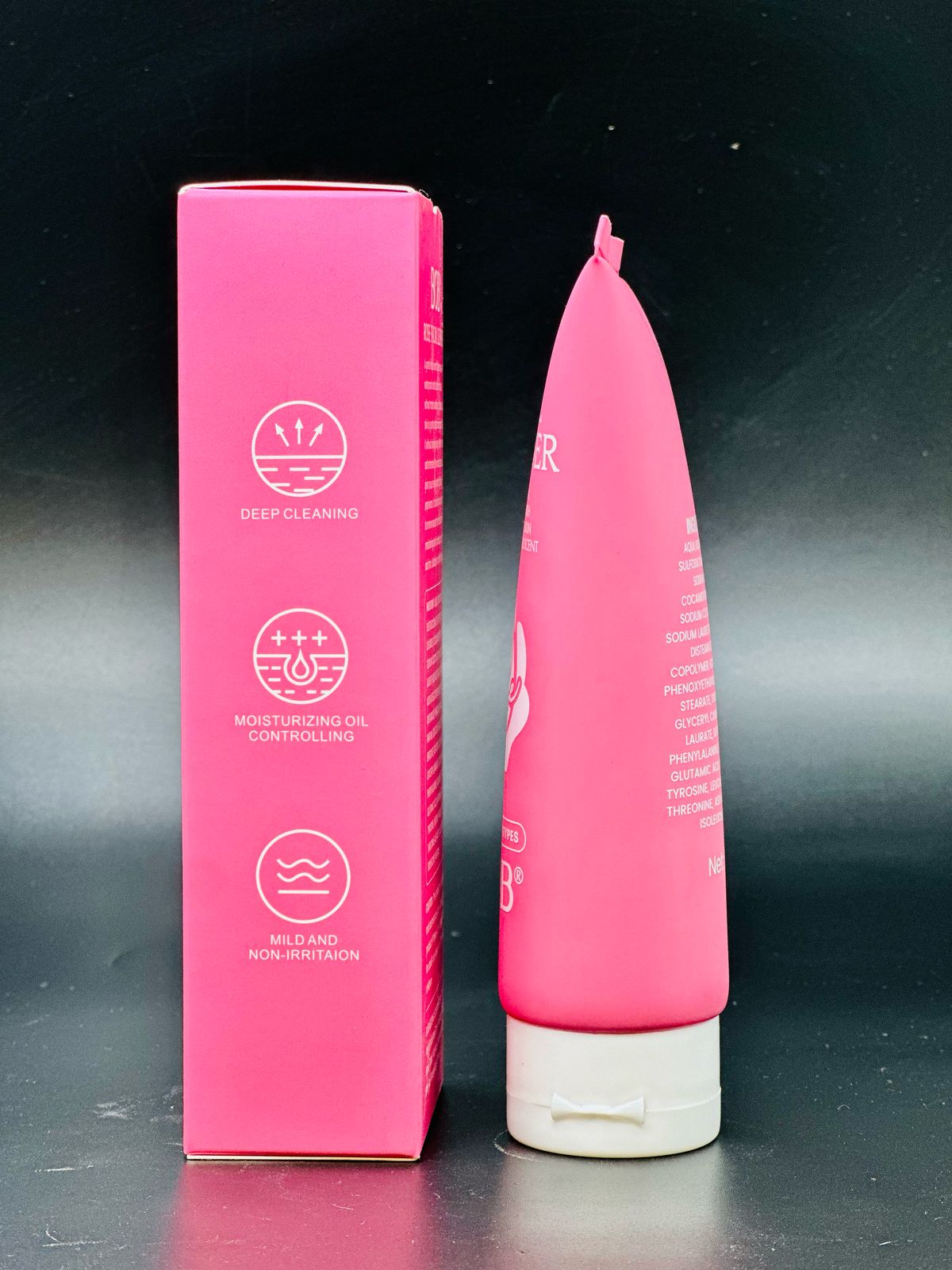 BOB Rose Facial Cleanser – Gentle, Non-Irritating Formula for All Skin Types (100g)
