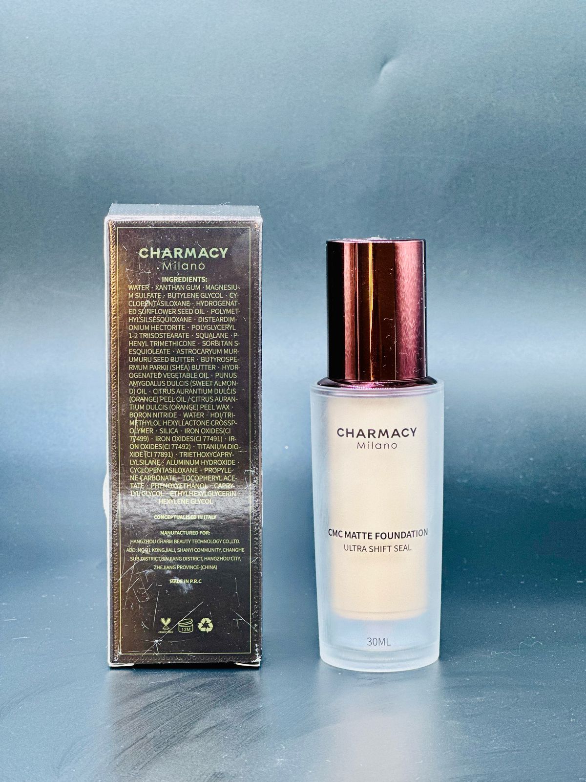 Matte Finish Premium Foundation - Oil Control & Full Coverage - Long Wear (30ml)