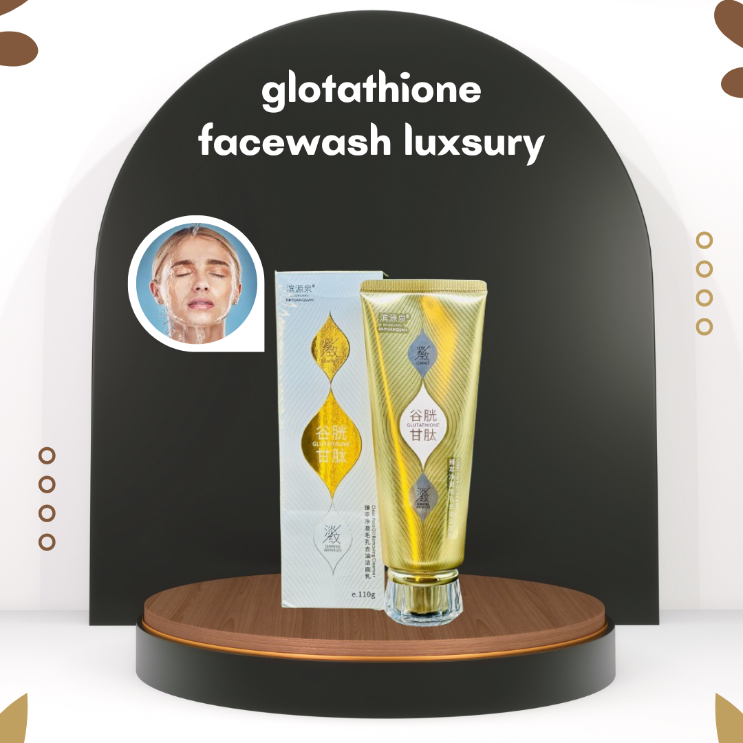 Glutathione Brightening Face Wash - Oil Control & Pore Minimizing Cleanser (110g)
