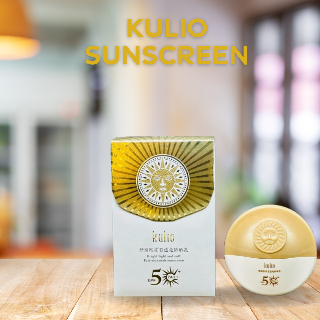 Kulio Brightening Sunscreen – SPF50+ PA+++ Lightweight & Non-Greasy Face Sunblock