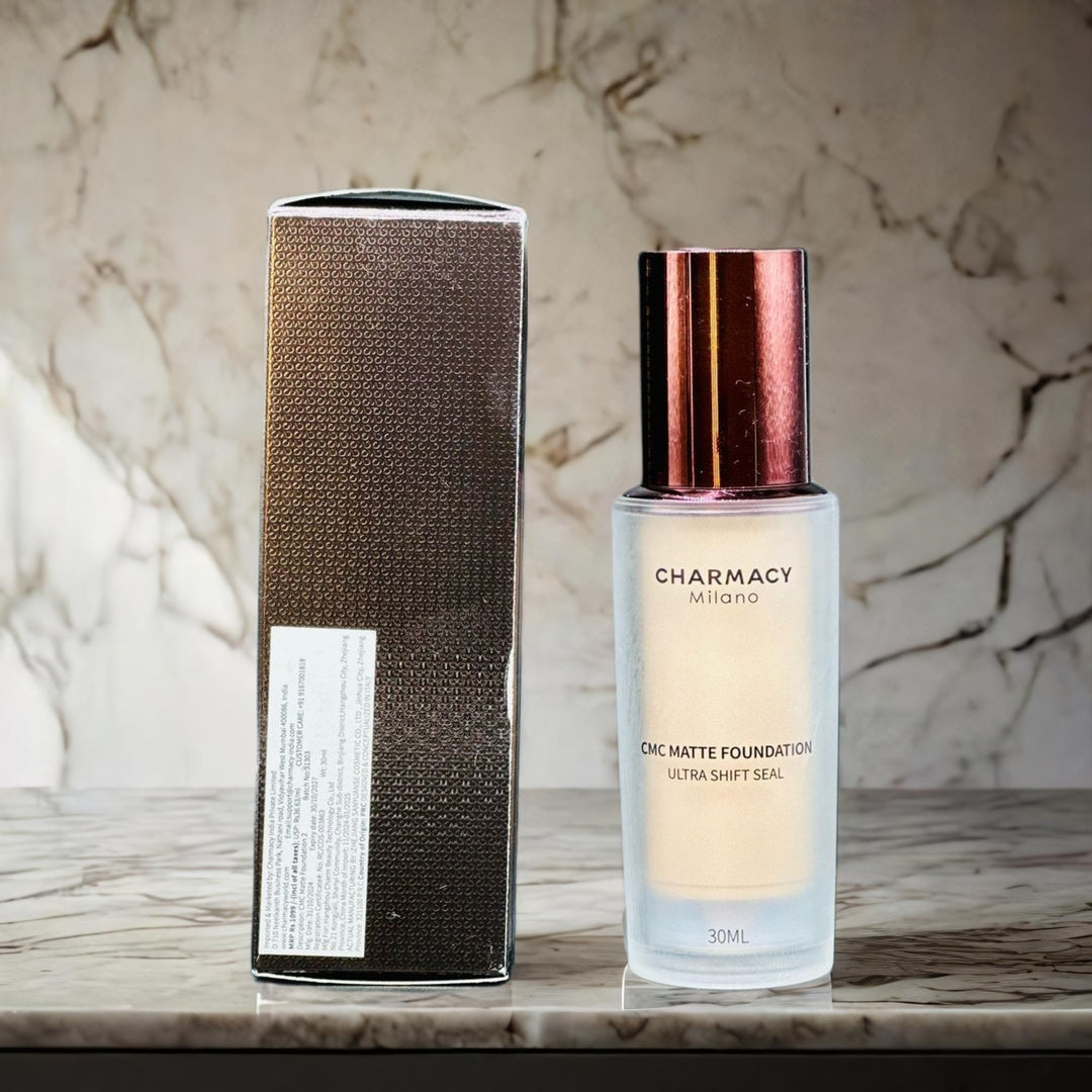 Matte Finish Premium Foundation - Oil Control & Full Coverage - Long Wear (30ml)