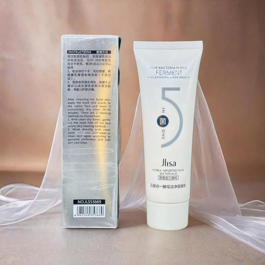 5-Ferment Probiotic Clay Mask – Deep Pore Cleansing & Purifying Mask (80g)