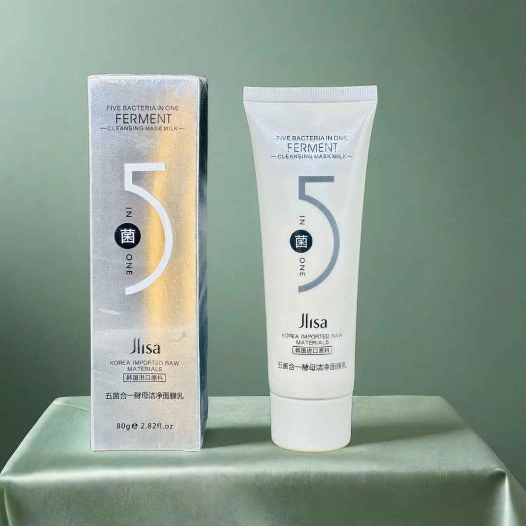 5-Ferment Probiotic Clay Mask – Deep Pore Cleansing & Purifying Mask (80g)