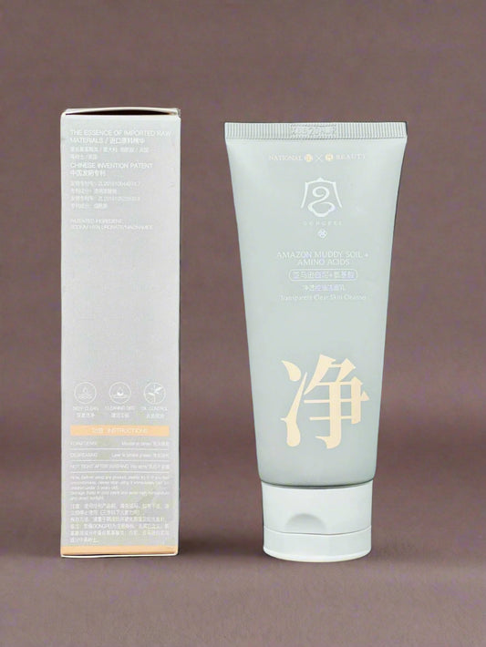 Amazon White Clay & Amino Acid Face Wash – Deep Cleansing & Oil Control Cleanser (20ml)