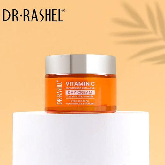 Vitamin C Brightening & Anti-Aging Day Cream with Niacinamide – Skin Tone Corrector & Hydration Boost (50g)