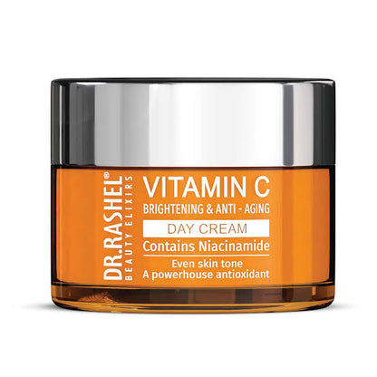 Vitamin C Brightening & Anti-Aging Day Cream with Niacinamide – Skin Tone Corrector & Hydration Boost (50g)