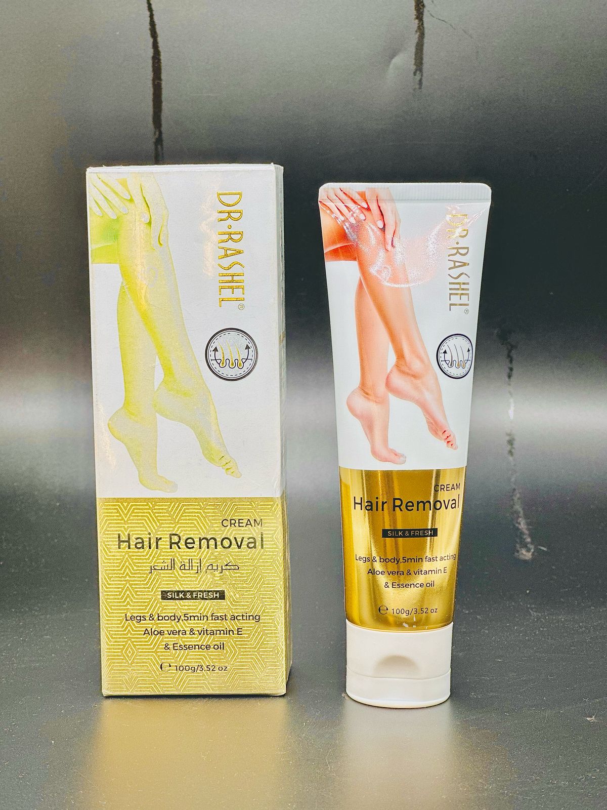 5-Minute Hair Removal Cream – Painless & Moisturizing with Aloe Vera (100g)