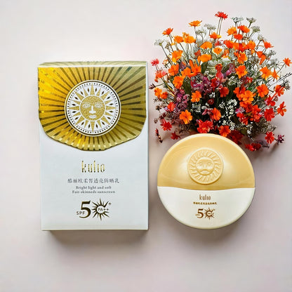 Kulio Brightening Sunscreen – SPF50+ PA+++ Lightweight & Non-Greasy Face Sunblock