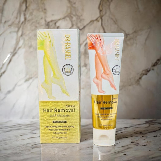 5-Minute Hair Removal Cream – Painless & Moisturizing with Aloe Vera (100g)