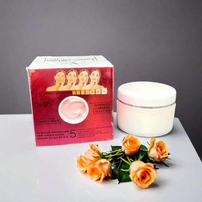 Perfect White Fairness Day Cream with SPF 15 – Brightening & Sun Protection (50g)