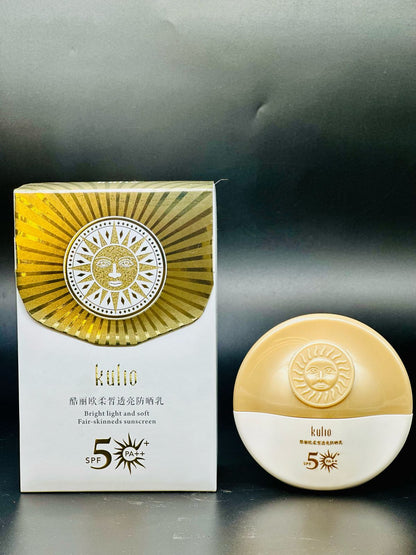 Kulio Brightening Sunscreen – SPF50+ PA+++ Lightweight & Non-Greasy Face Sunblock