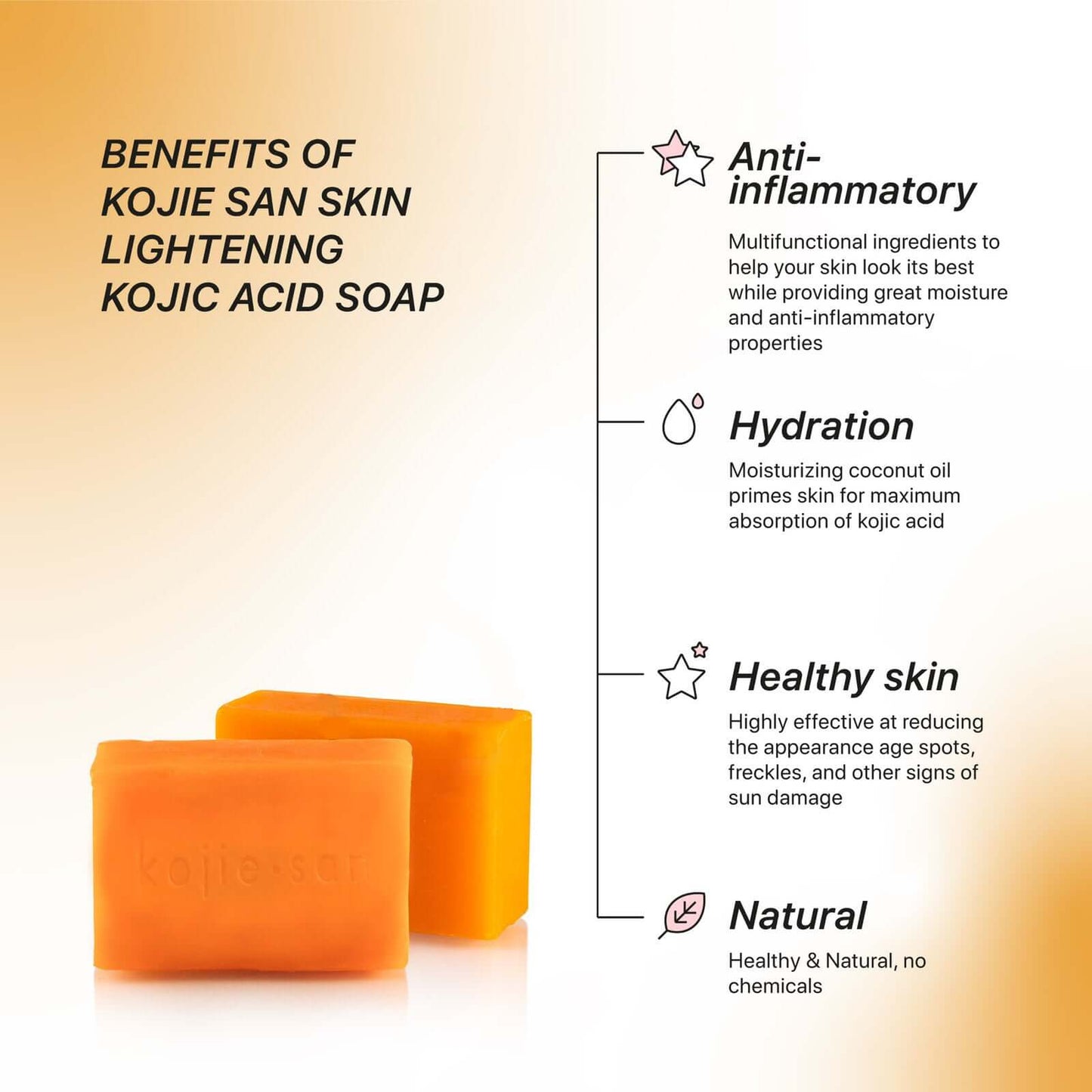 Kojic Skin Lightening Soap – 135g (Original)