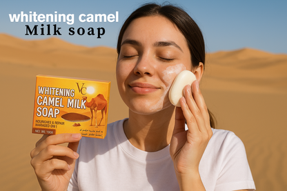 Whitening Camel Milk Soap – Skin Repair & Glow – Vitamin Enriched (130g)